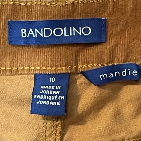 Bandolino camel colored corduroy 5 pocket Mandie pants. Women’s size 10 - Picture 5 of 6